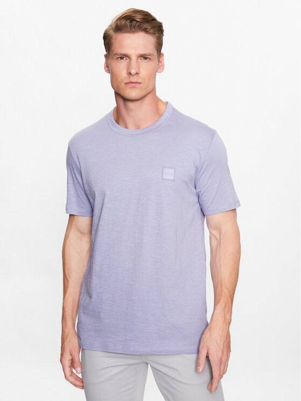 Boss Boss Тишърт 50478771 Виолетов Regular Fit