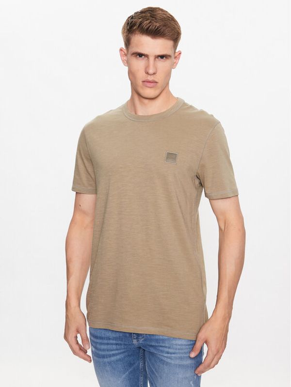 Boss Boss Тишърт 50478771 Зелен Regular Fit