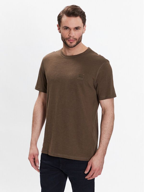 Boss Boss Тишърт 50478771 Зелен Regular Fit