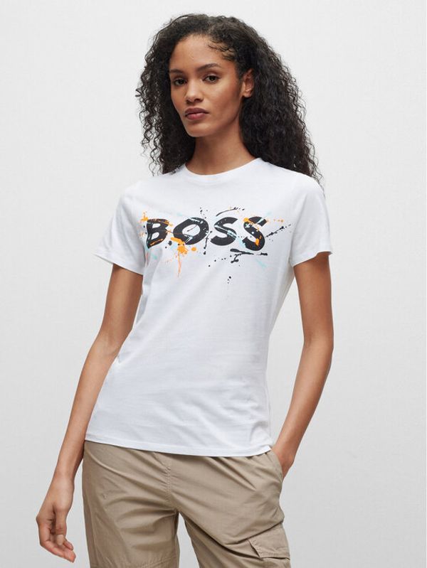 Boss Boss Тишърт 50479981 Бежов Regular Fit