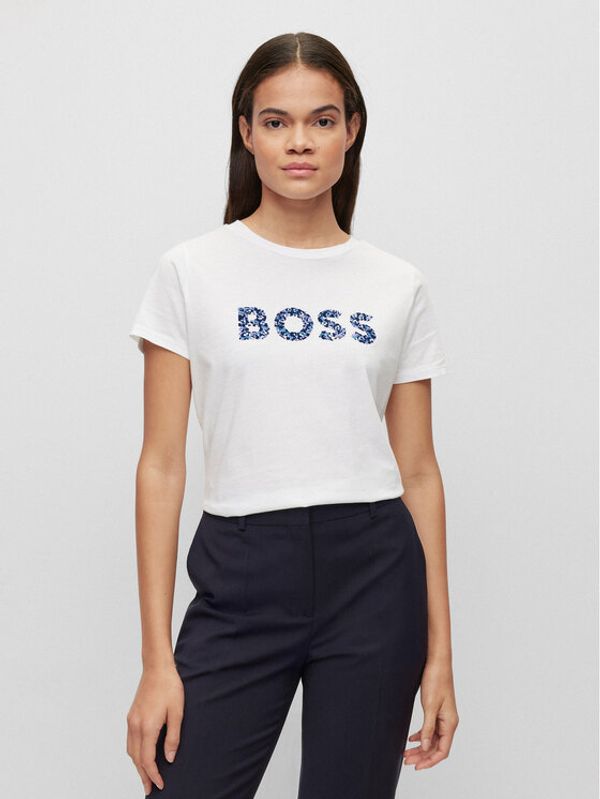 Boss Boss Тишърт 50479981 Бял Regular Fit