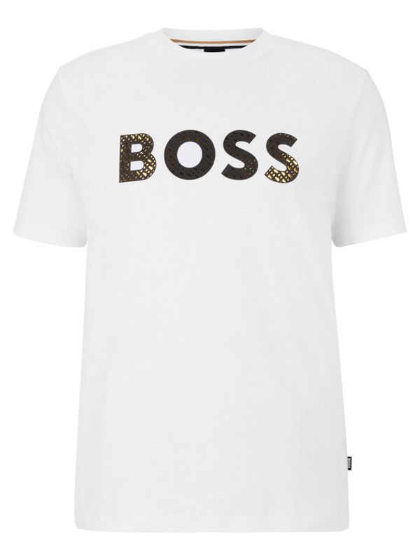 Boss Boss Тишърт 50481590 Бял Regular Fit
