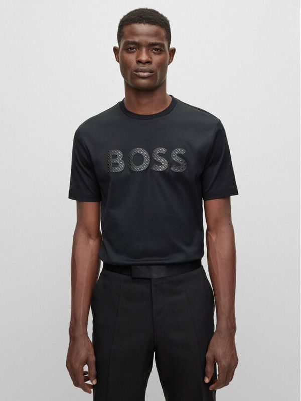 Boss Boss Тишърт 50481590 Черен Regular Fit