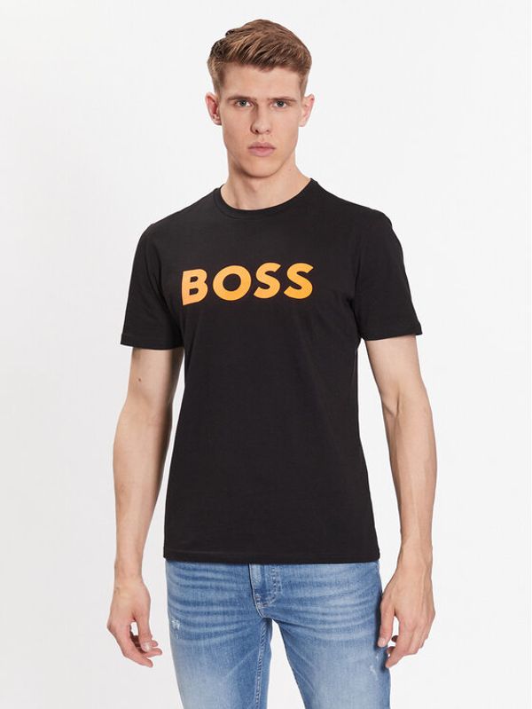 Boss Boss Тишърт 50481923 Черен Regular Fit