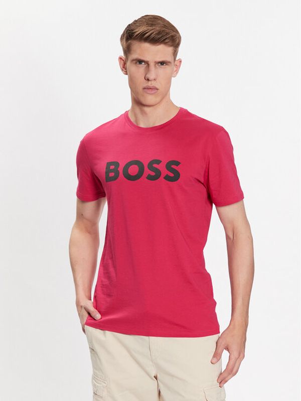 Boss Boss Тишърт 50481923 Розов Regular Fit