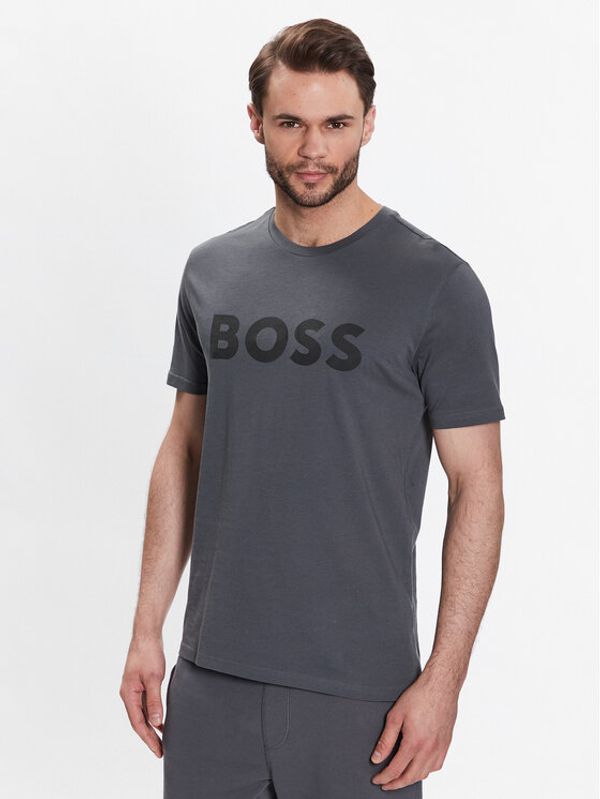 Boss Boss Тишърт 50481923 Сив Regular Fit
