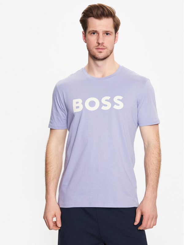 Boss Boss Тишърт 50481923 Виолетов Regular Fit