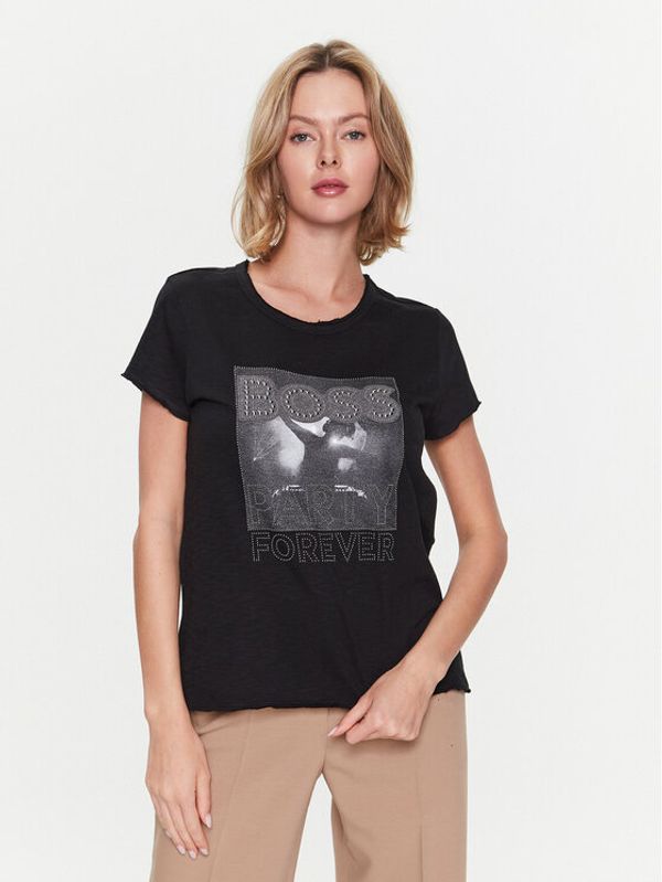 Boss Boss Тишърт 50483806 Черен Regular Fit