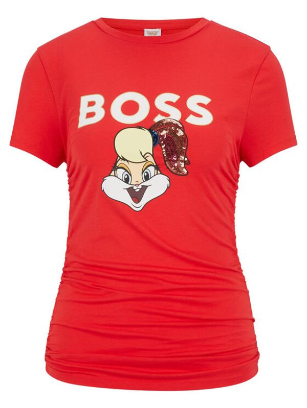 Boss Boss Тишърт 50484941 Червен Slim Fit