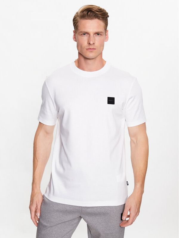 Boss Boss Тишърт 50485158 Бял Regular Fit