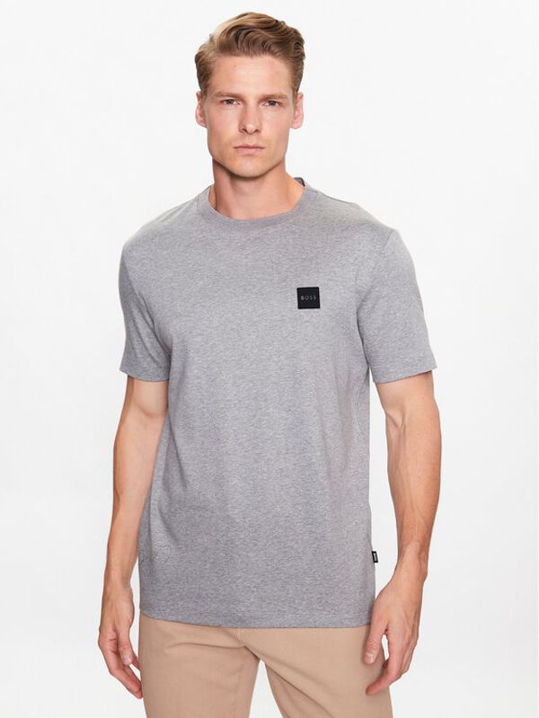 Boss Boss Тишърт 50485158 Сребрист Regular Fit