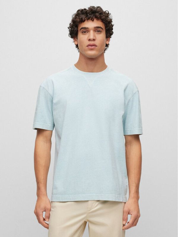 Boss Boss Тишърт 50485818 Син Oversize