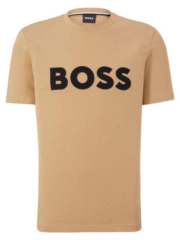 Boss Boss Тишърт 50486200 Бежов Regular Fit