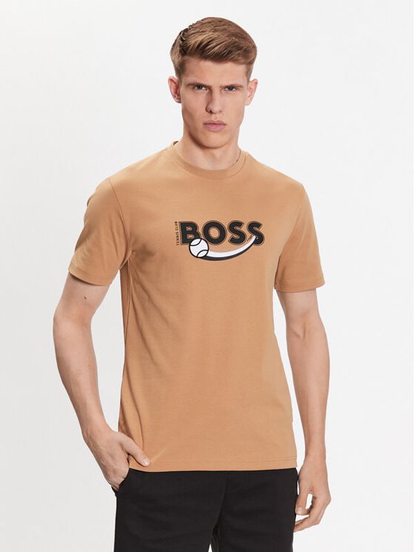 Boss Boss Тишърт 50486205 Бежов Regular Fit
