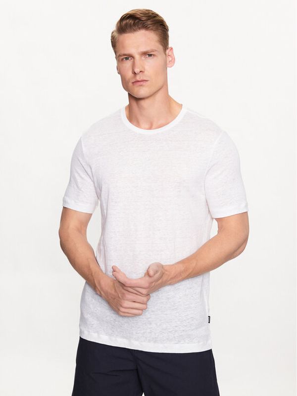 Boss Boss Тишърт 50486212 Бял Regular Fit