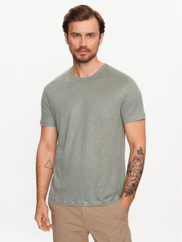 Boss Boss Тишърт 50486212 Зелен Regular Fit