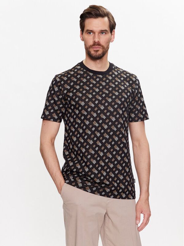 Boss Boss Тишърт 50486218 Черен Regular Fit