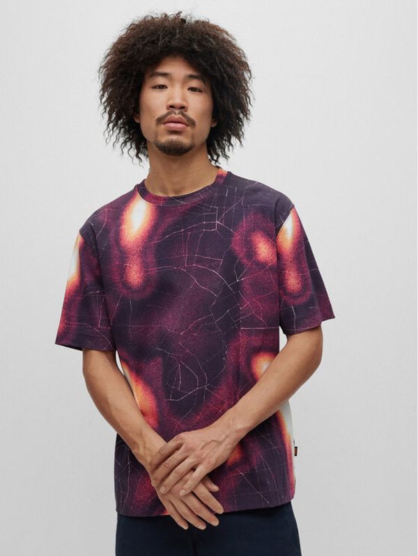 Boss Boss Тишърт 50488403 Розов Relaxed Fit