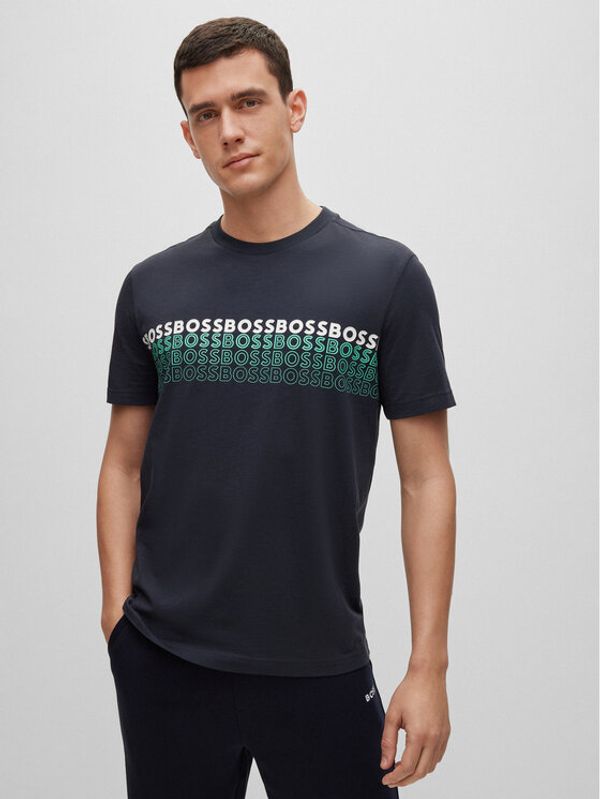 Boss Boss Тишърт 50488785 Син Regular Fit