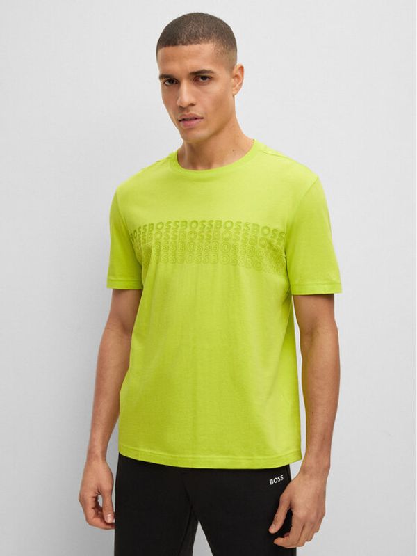 Boss Boss Тишърт 50488785 Зелен Regular Fit