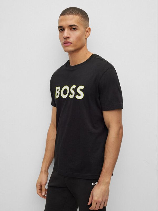 Boss Boss Тишърт 50488793 Черен Regular Fit