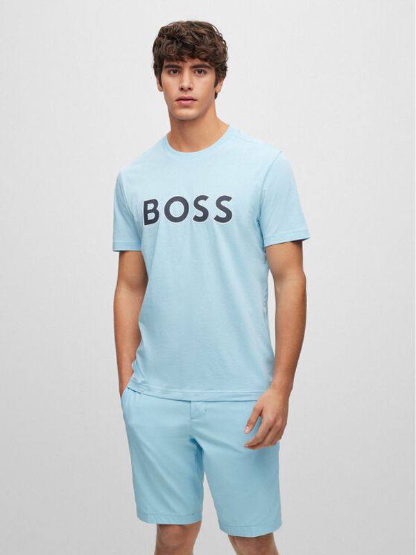Boss Boss Тишърт 50488793 Син Regular Fit