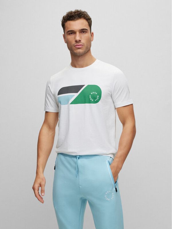 Boss Boss Тишърт 50488797 Бял Regular Fit