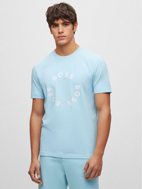 Boss Boss Тишърт 50488831 Син Regular Fit