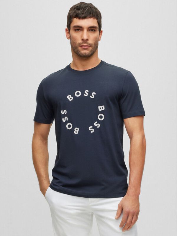 Boss Boss Тишърт 50488831 Син Regular Fit
