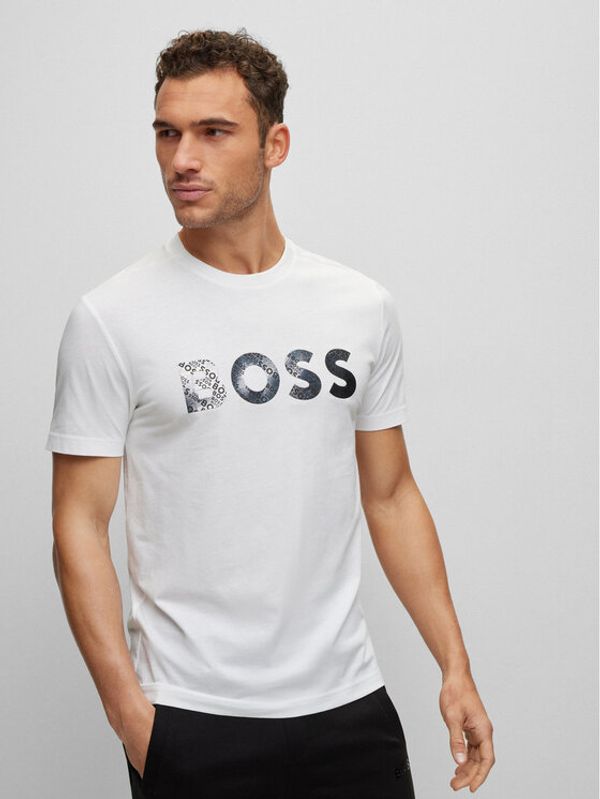 Boss Boss Тишърт 50488833 Бял Regular Fit