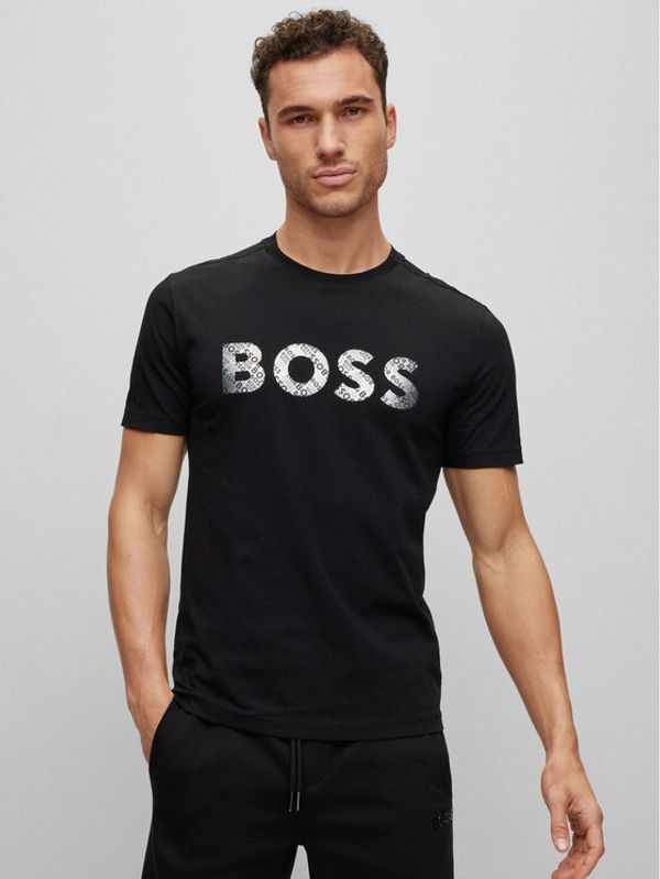 Boss Boss Тишърт 50488833 Черен Regular Fit