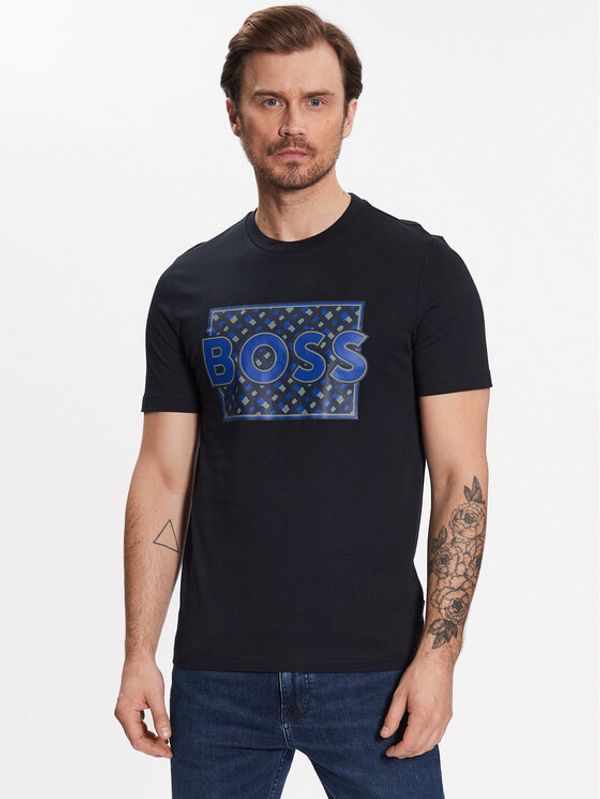 Boss Boss Тишърт 50489334 Син Regular Fit