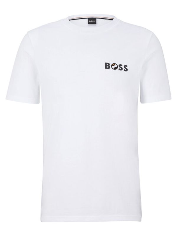 Boss Boss Тишърт 50489420 Бял Regular Fit
