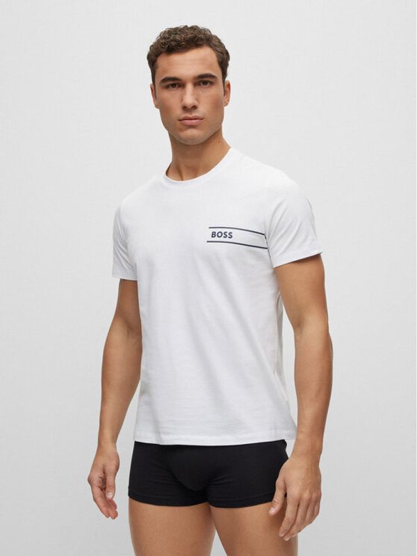 Boss Boss Тишърт 50489442 Бял Regular Fit