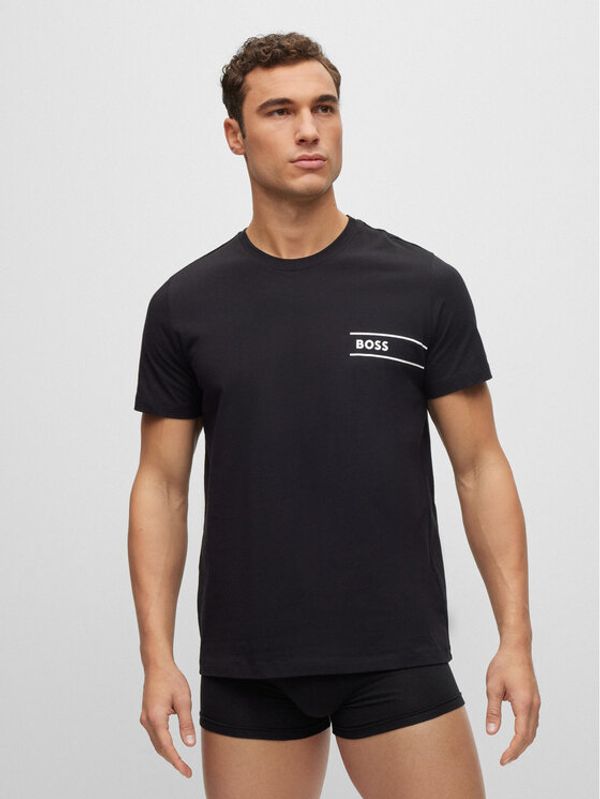 Boss Boss Тишърт 50489442 Черен Regular Fit