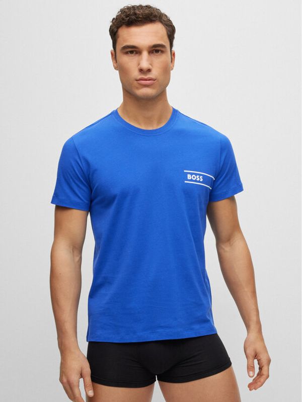 Boss Boss Тишърт 50489442 Син Regular Fit
