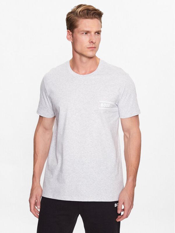 Boss Boss Тишърт 50489442 Сребрист Regular Fit