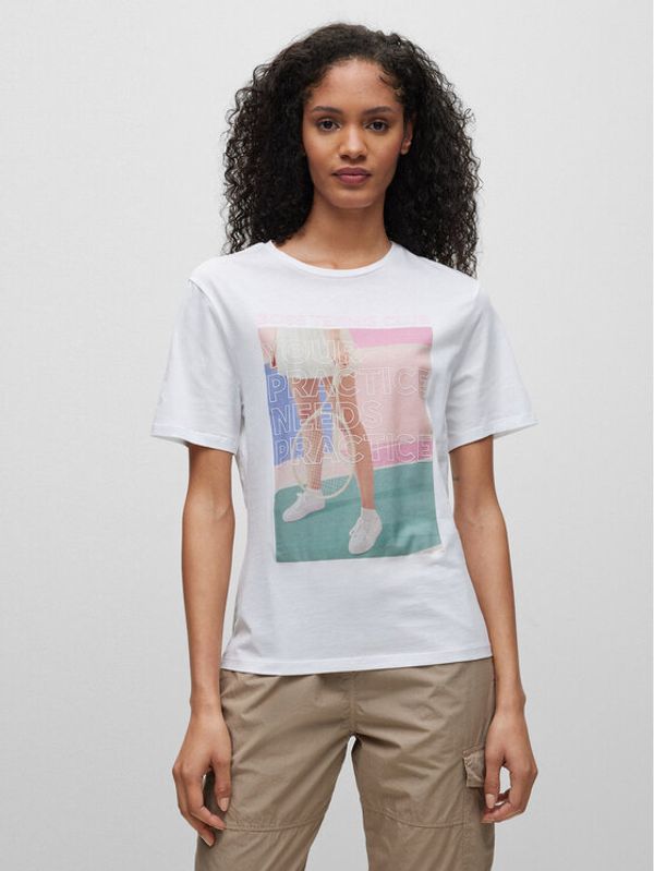 Boss Boss Тишърт 50489585 Бял Regular Fit