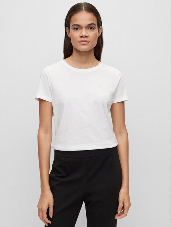 Boss Boss Тишърт 50489871 Бял Slim Fit