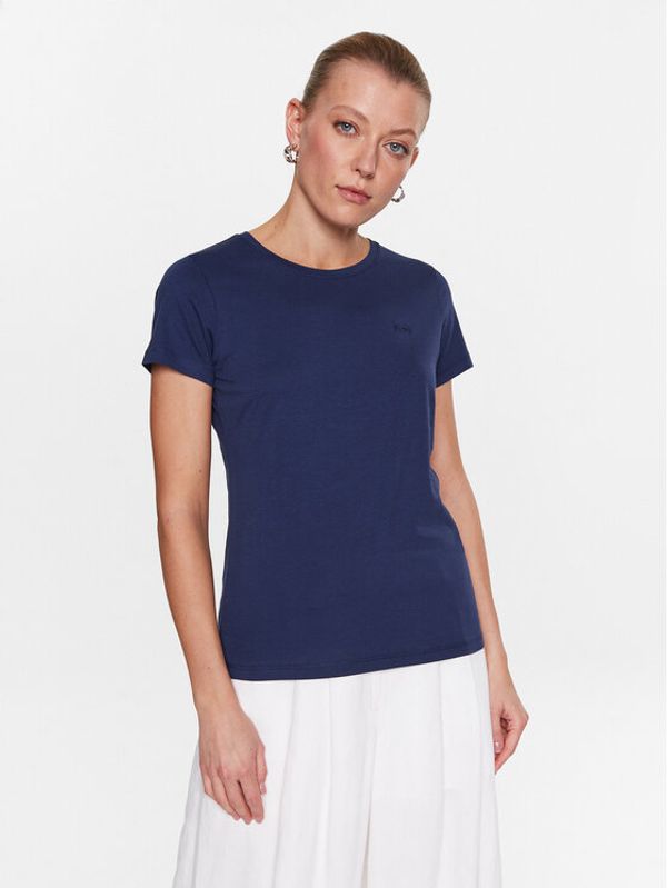 Boss Boss Тишърт 50489871 Син Slim Fit