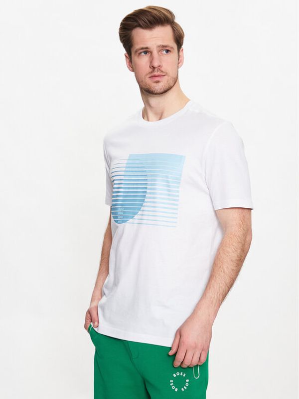 Boss Boss Тишърт 50491337 Бял Regular Fit