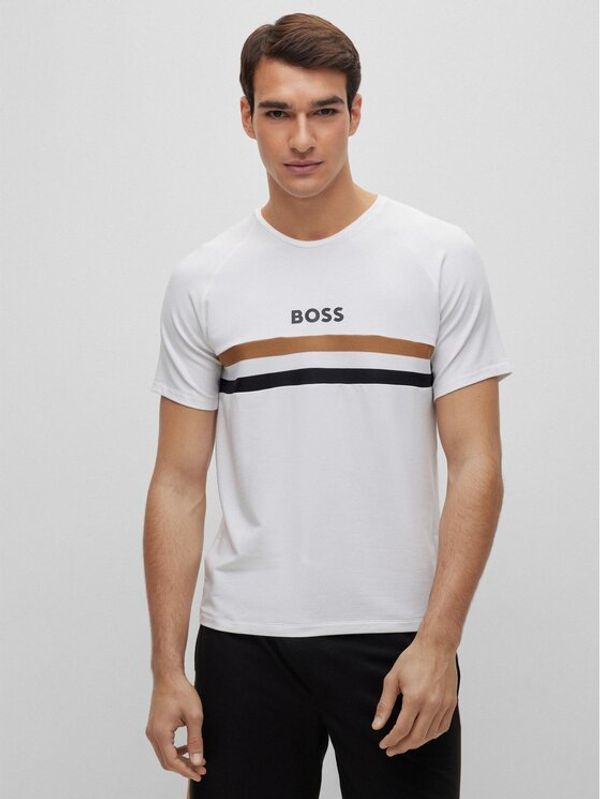 Boss Boss Тишърт 50491487 Бял Regular Fit