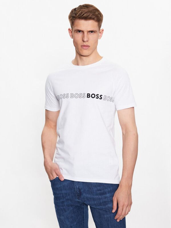 Boss Boss Тишърт 50491696 Бял Slim Fit