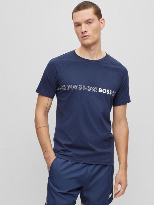 Boss Boss Тишърт 50491696 Син Slim Fit
