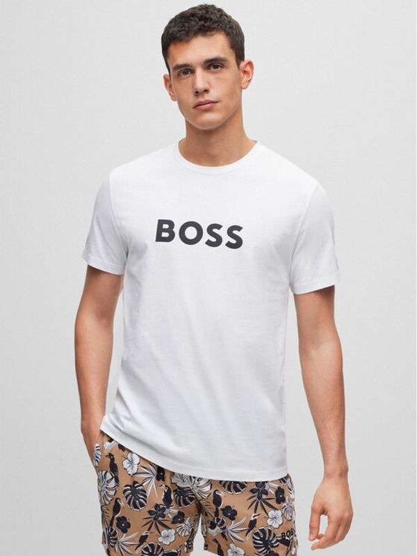 Boss Boss Тишърт 50491706 Бял Regular Fit