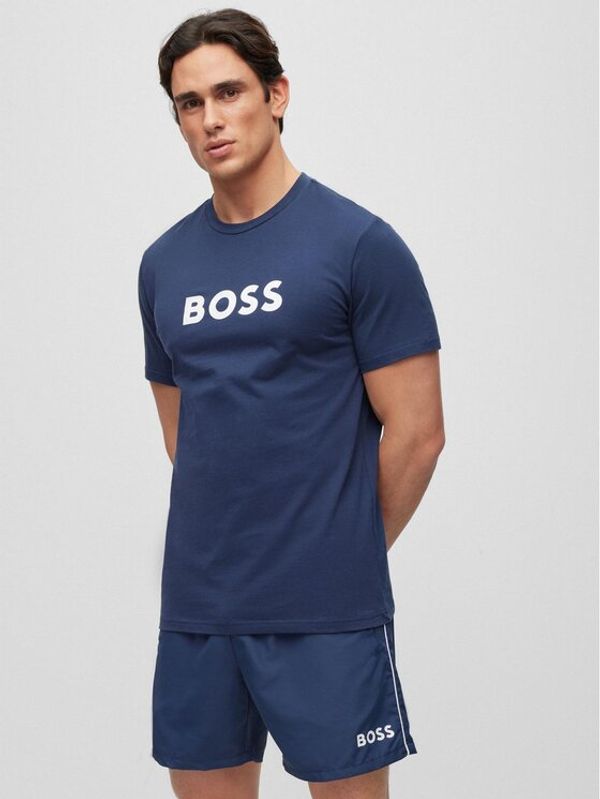 Boss Boss Тишърт 50491706 Син Regular Fit