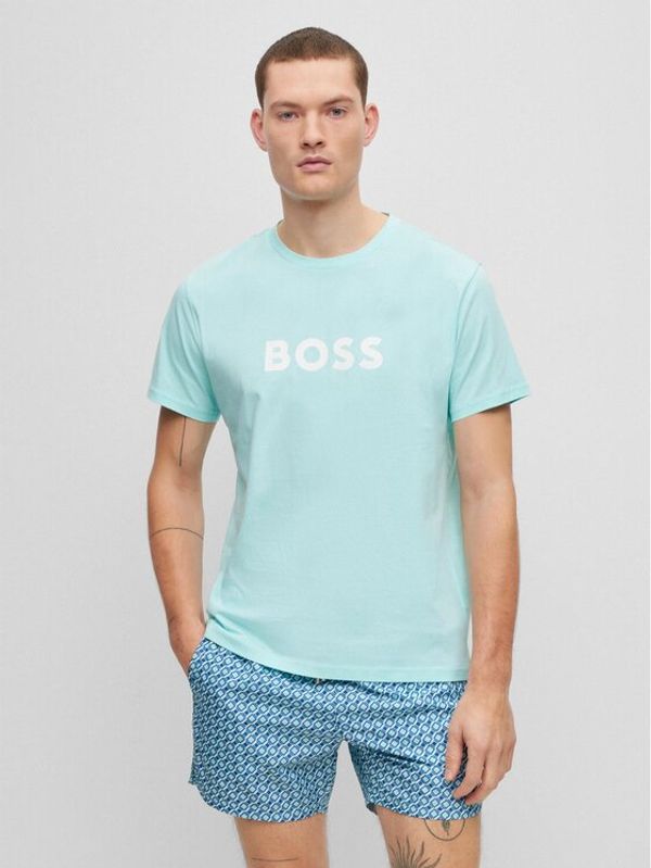 Boss Boss Тишърт 50491706 Зелен Regular Fit