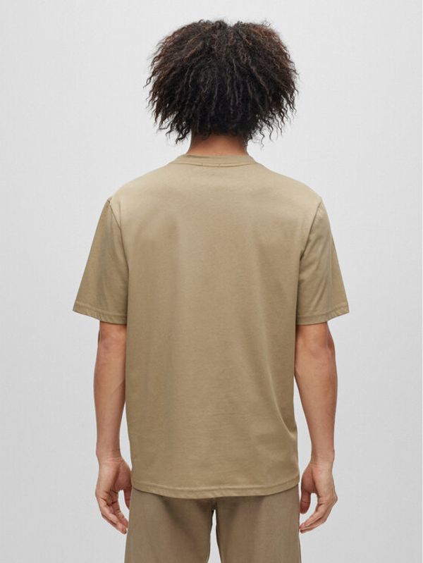Boss Boss Тишърт 50491713 Бежов Relaxed Fit