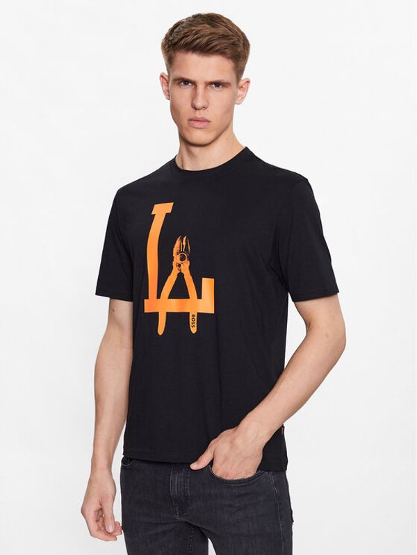 Boss Boss Тишърт 50491713 Черен Relaxed Fit