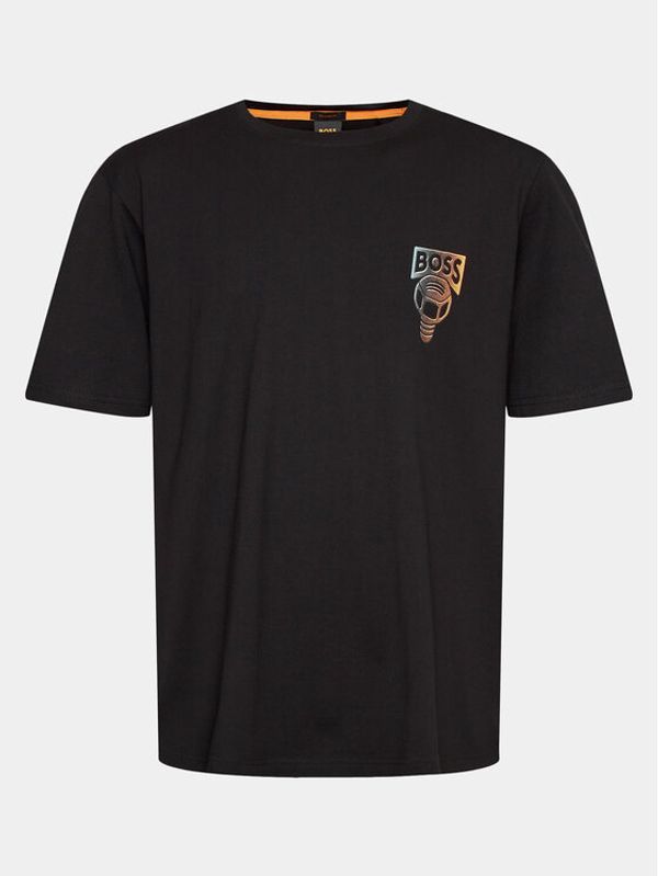 Boss Boss Тишърт 50491723 Черен Relaxed Fit